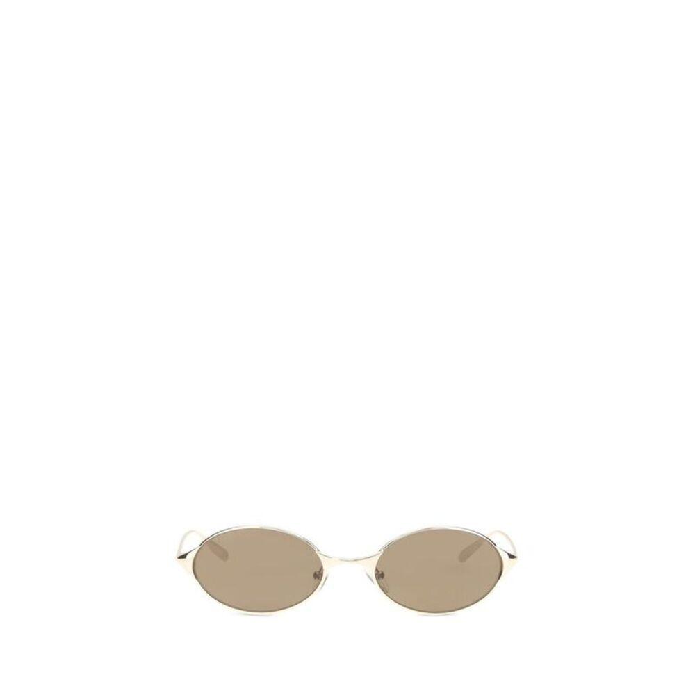 Alexander McQueen Gold Metal Women's Sunglasses